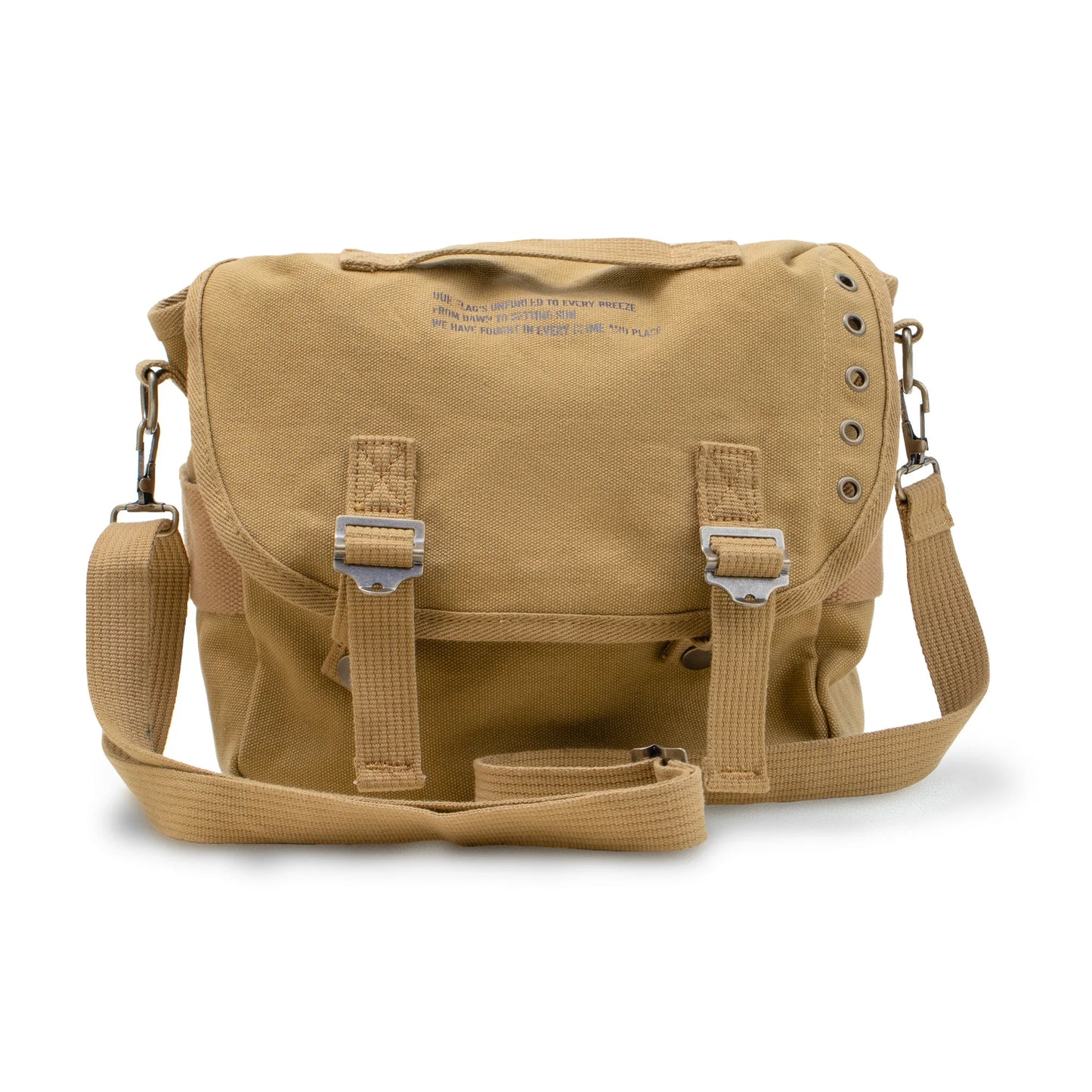 Maden Retro M1961 Distressed Letter Canvas Messenger Bags Adjustable Portable Shoulder Motorcycle Waist Bag for Men