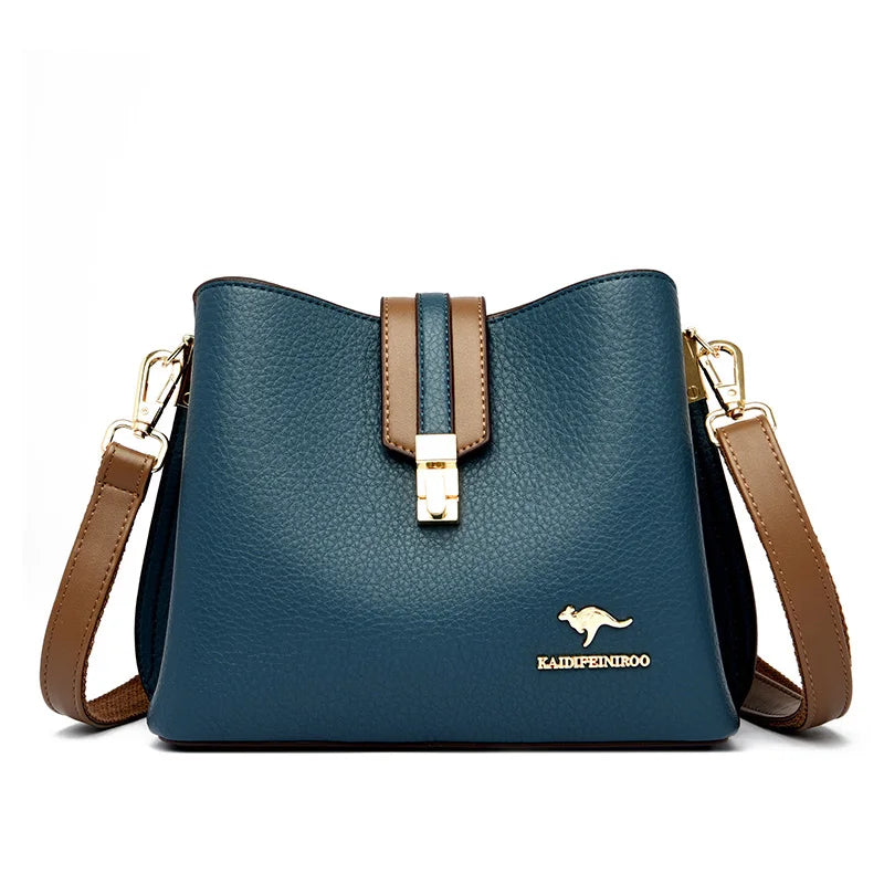 Women Bags Designer Handbags Casual Leather Cowhide High Capacity Shoulder Crossbody Bags for Women 2022 The New Luxury Handbags