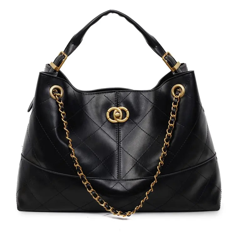 Chic Women's Handbag From Famous Designer In Soft Leather With Popular Classic Appeal And Comfortable Handle