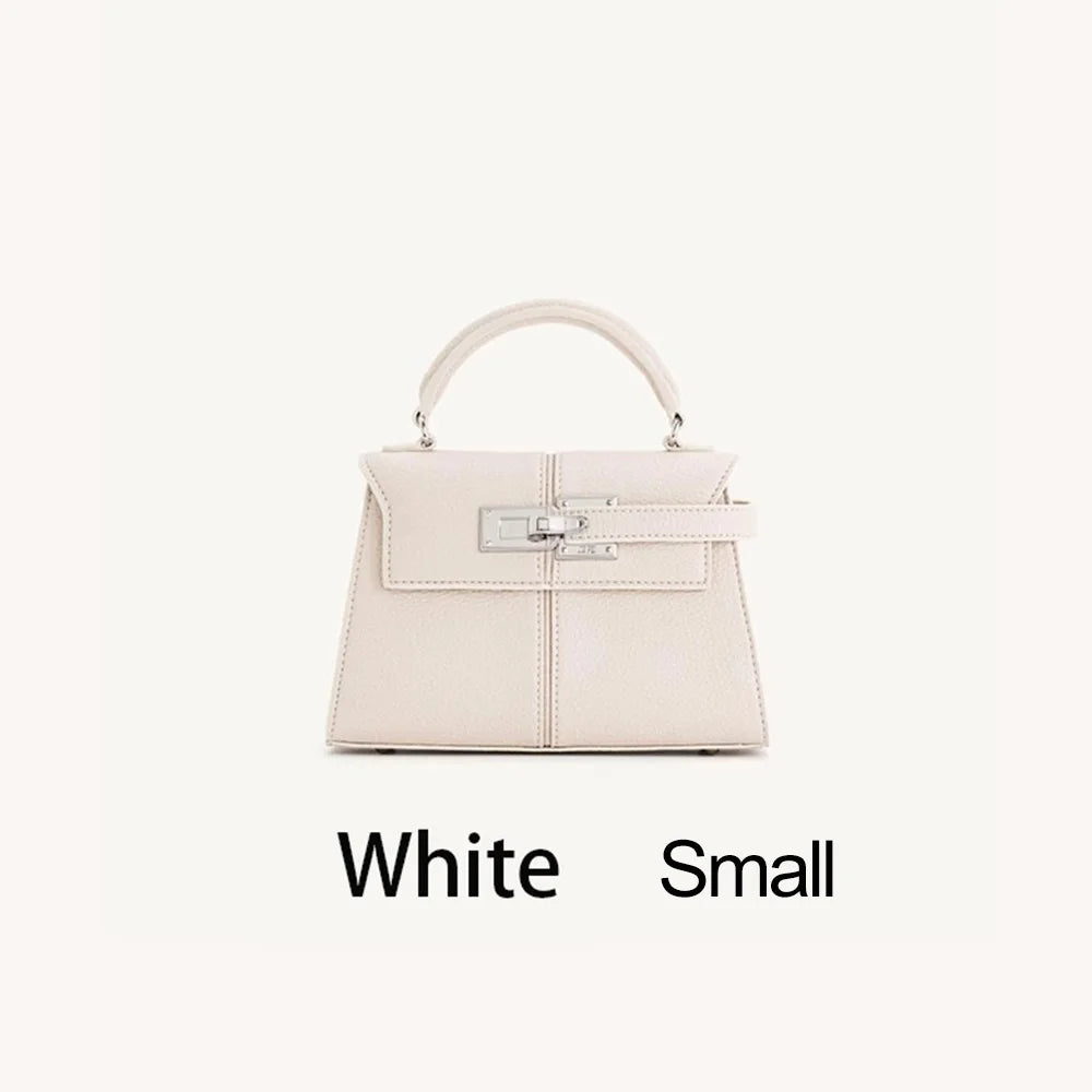 Women's Handbag 2025 Trapezoidal Leather Women's Bag Versatile Fashion Niche Handbag Denim Blue Tote Bag Small Crossbody bags