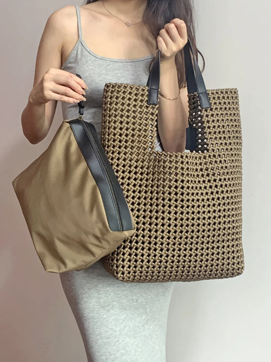 Women's handbag designer luxury bag festa bag Neoprene woven bag Large women's bag Tote bucket bags Mistress gift handbag