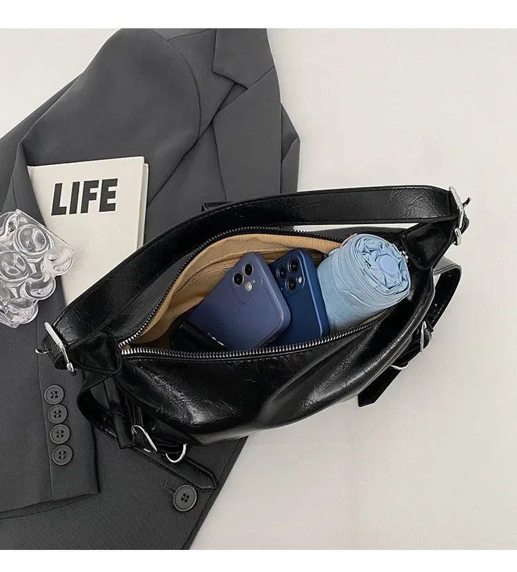 High-quality Women's Handbags, Autumn New Arrivals, Single-shoulder High-capacity Handbags, Advanced Hand Feel, Sturdy Handbags
