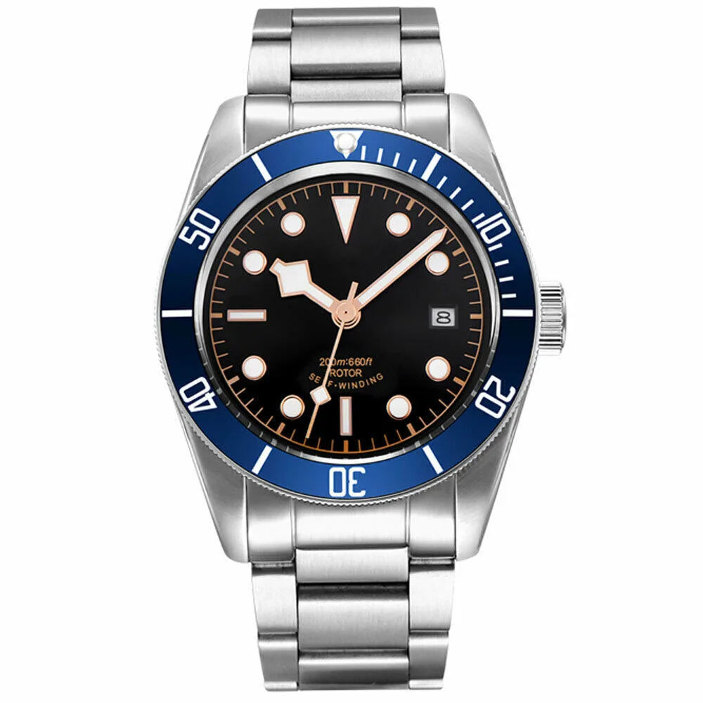 41MM Corgeut Men Mechanical Wristwatch Luxury nh35 Automatic Watches 100m waterproof Sapphire Glass Watch for Men Luminous Reloj