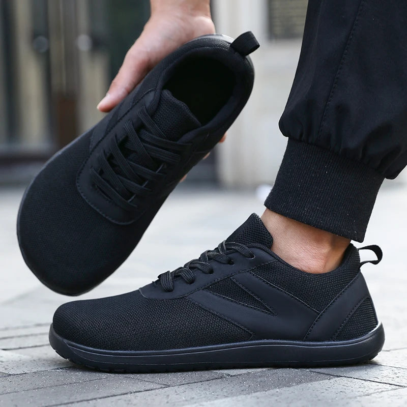 Men's Minimalist Barefoot Shoes with Zero Droplet Sole Wide Edition Fashion Sports Shoes Low Cut Walking, Running, Slow Running