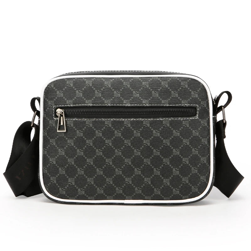 Fashion Casual Men Small Shoulder Bag Durable Soft PU Leather Men's Messenger Bag Luxury Design Male Shopping Handbag Phone Bag