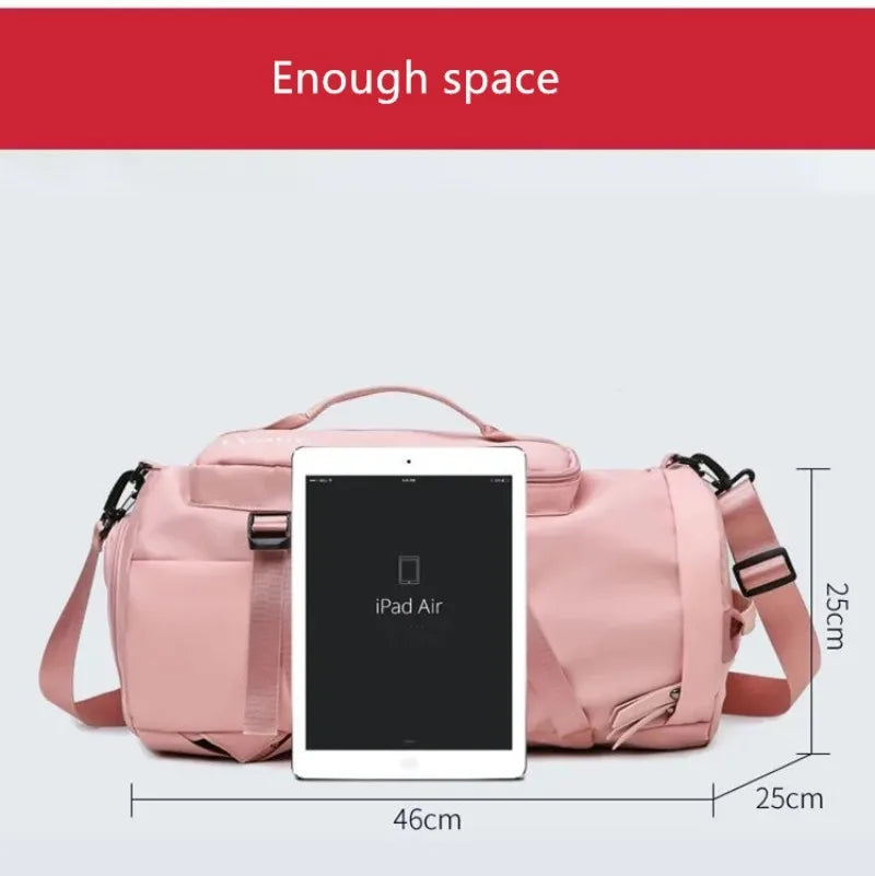 Travel Backpack Large Capacity Fashionable Portable Shoulder Sports Fitness Bag, Multifunctional Weekend Travel Storage Bag