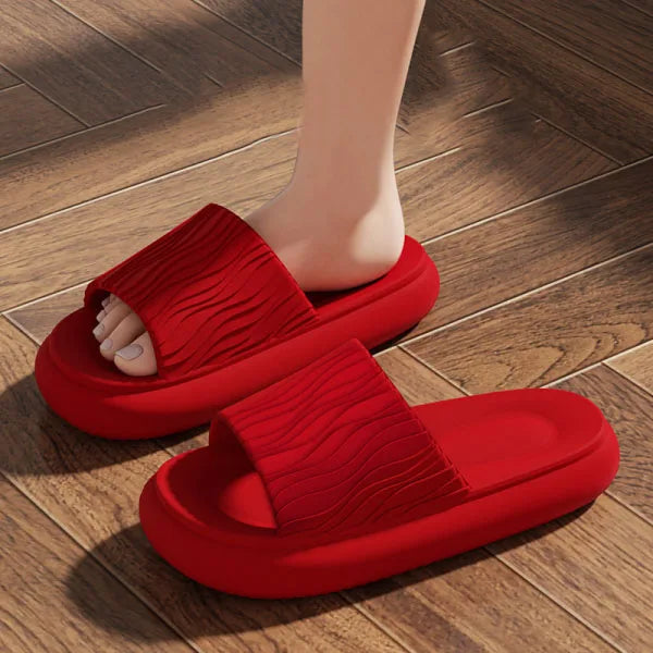 Eva Sweethearts Step On The Sense of Shit Slippers 2025 New Summer Home Wear Soft-soled Non-slip Shoes Simple Women's Slippers