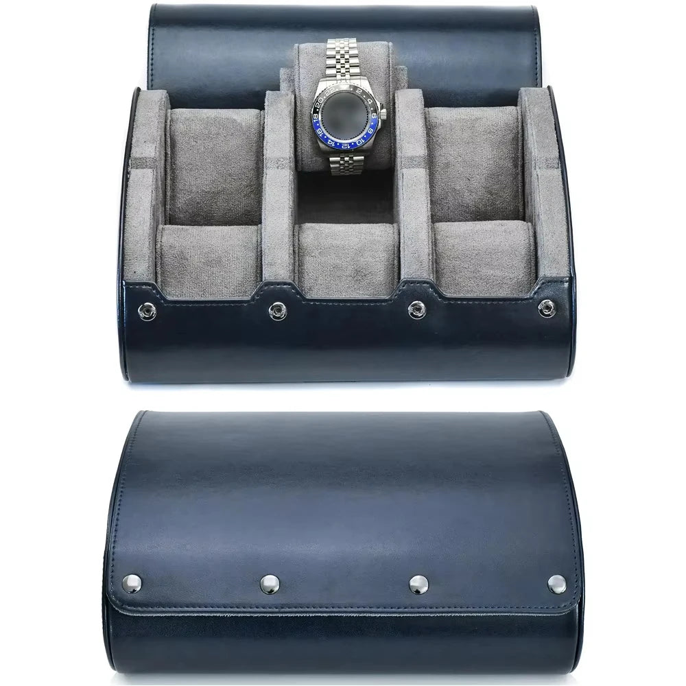 Watch Case Travel Organizer - Watch Roll Case - 3/6 Watch Case Display Storage - Watches Accessory Gift -Watch Organizer for Men