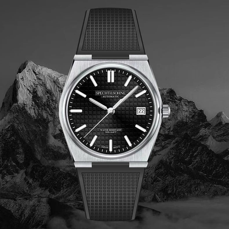 Specht&Sohne New Arrivals Men's Watch Miyota 8215 Automatic Mechanical Watches Stainless Steel 50M Waterproof Relogio Masculino