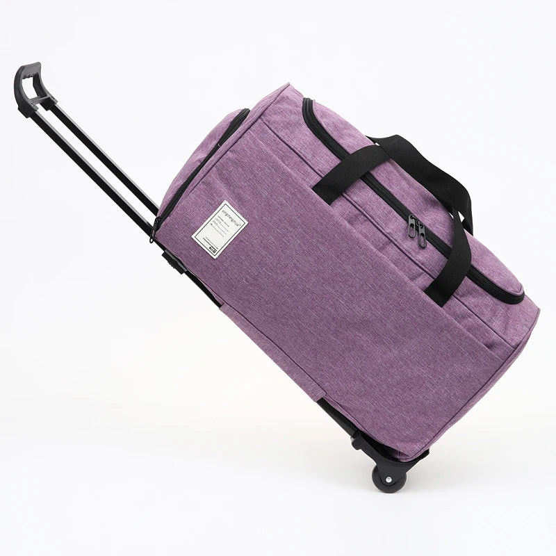 ort Trip Waterproof Travel Bag with Pull Rod And Wheels Staable Clothes Lage Bag for Busin Travel Fitn Tourism H...