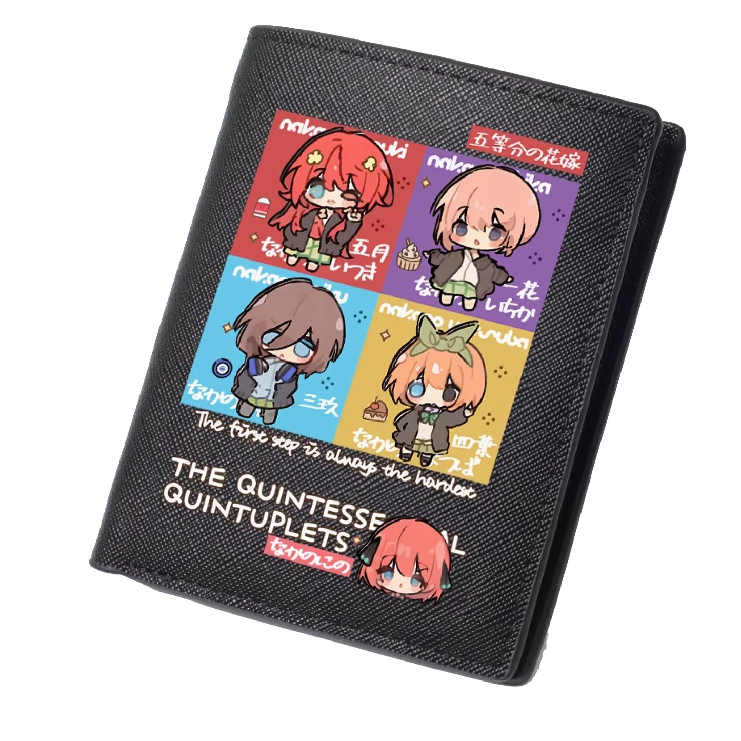 Hot Anime The Quintessential Quintuplets Nakano Miku Kawaii Women Long Purse Pu Leather Wallet ID Card Holder Girl Coin Purse