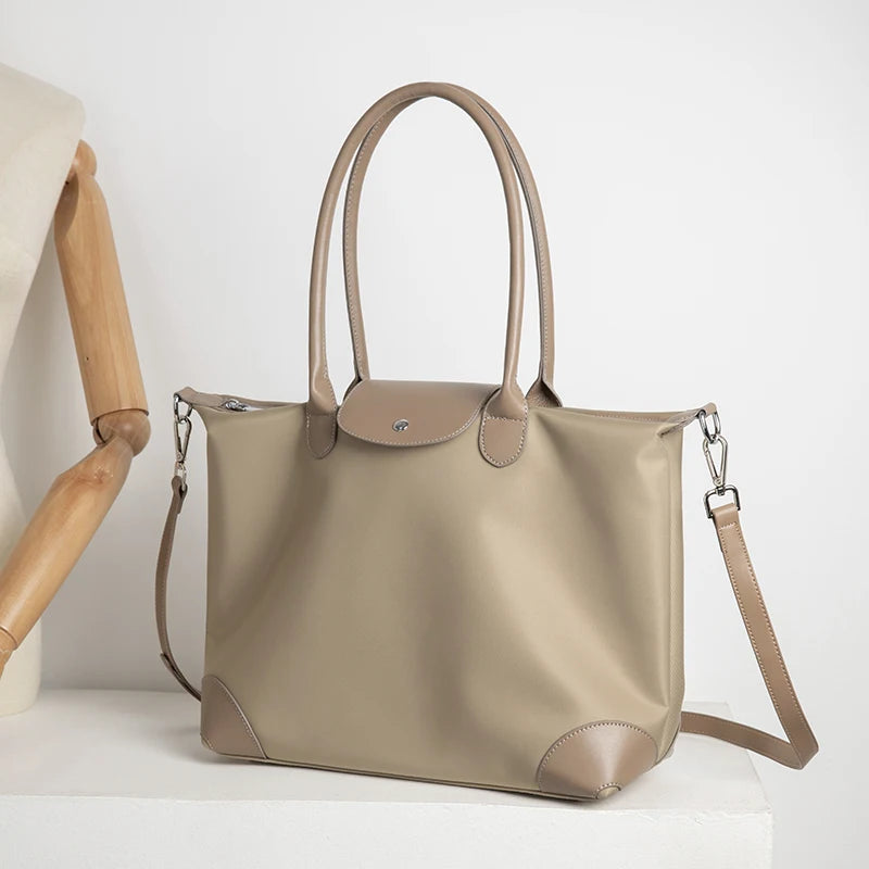 Women's Tote Bag Large Capacity Waterproof Oxford Cloth Women Shoulder Bag Luxury Designer Crossbody Bags Foldable Handbags