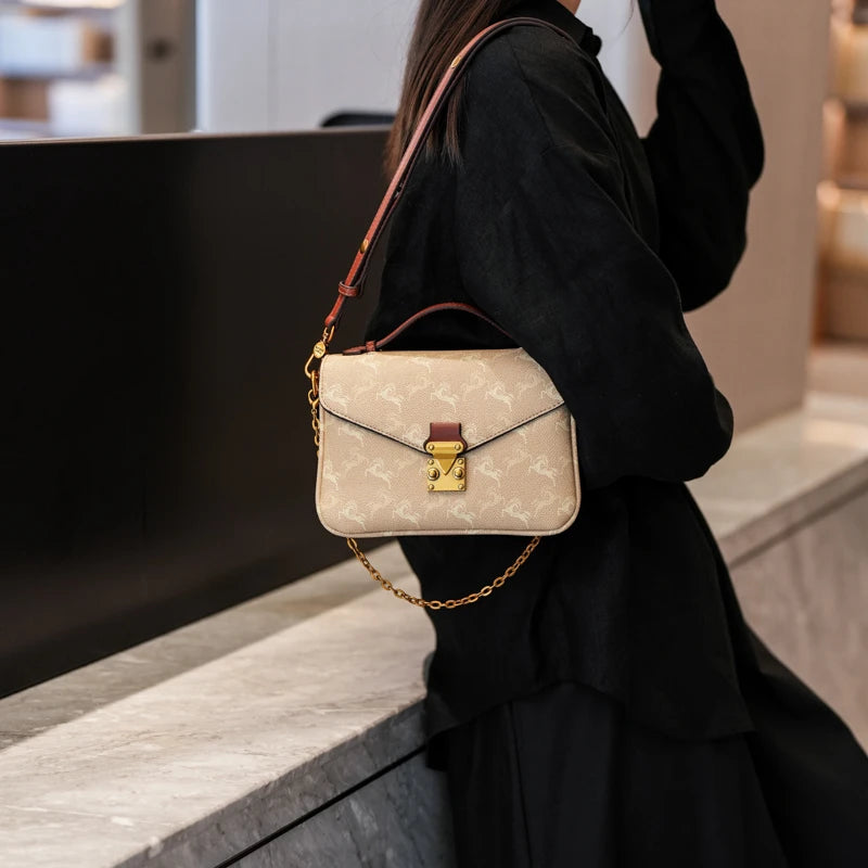 New Trend Shoulder Bag For Women Designer Crossbody Handbag Elegant Ladies Tote Purse Luxury Messenger Classic