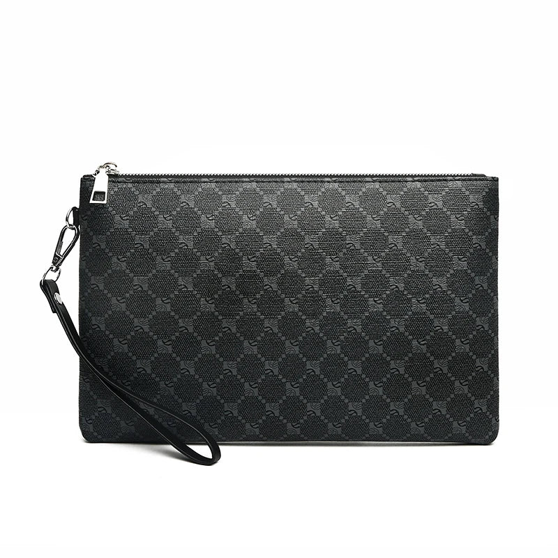 Fashion Business Men Day Clutch Bag High Quality PU Leather Male Money Handbag Casual Men's Cardholder Case Pouch Bag
