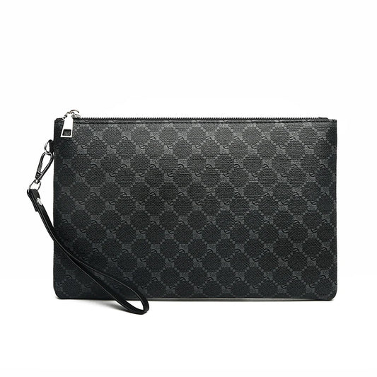 Fashion Business Men Day Clutch Bag High Quality PU Leather Male Money Handbag Casual Men's Cardholder Case Pouch Bag