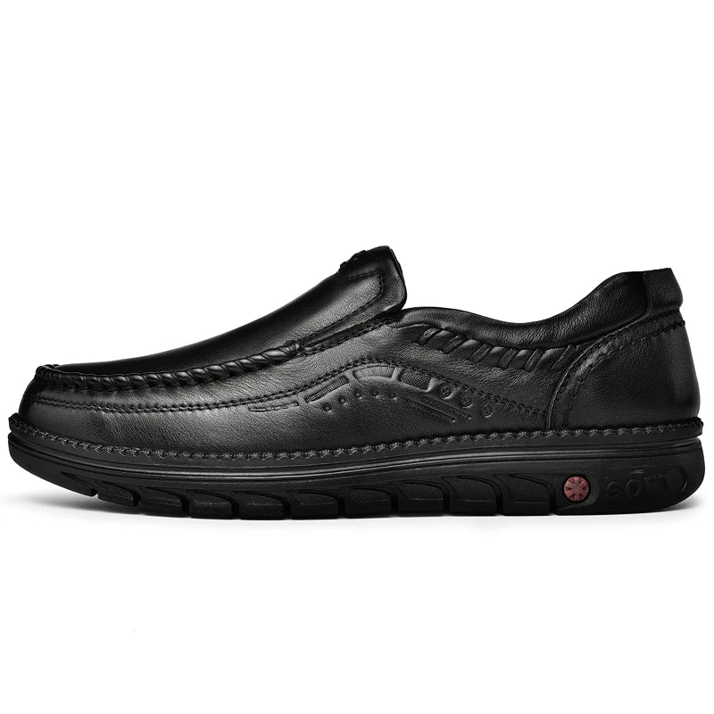 High Quality Loafer Casual Mens Comfortable Flats Genuine Leather Luxury Loafers Men Casual Shoes Designer Original Adulto Shoes