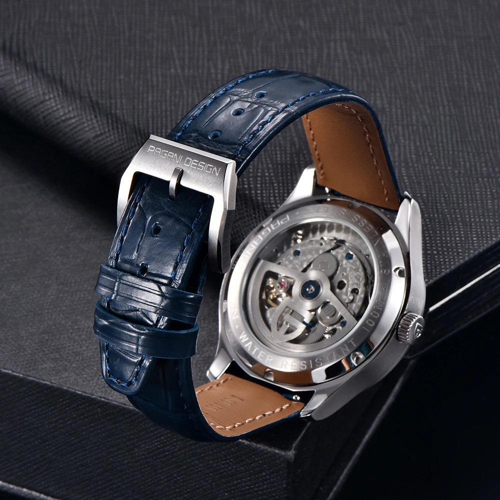 2025 PAGANI DESIGN New Pilot Series Men Mechanical Watches Luxurys Sapphire Glass Power Reserve Display Automatic Watch for Men