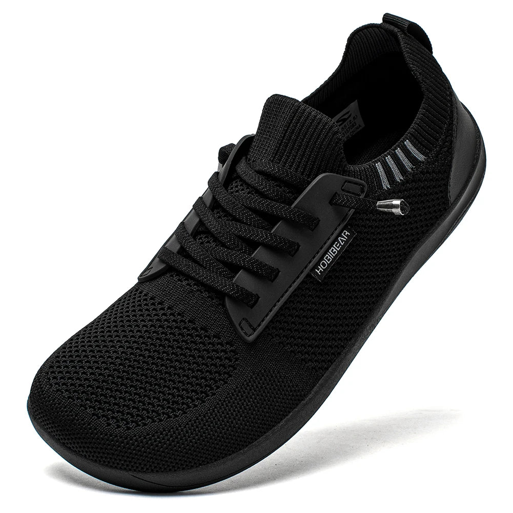 HOBIBEAR Wide Toe Barefoot Shoes Mens Womens Slip-On Minimalist Walking Sneakers Shoes | Zero Drop Sole | Breathable Mesh