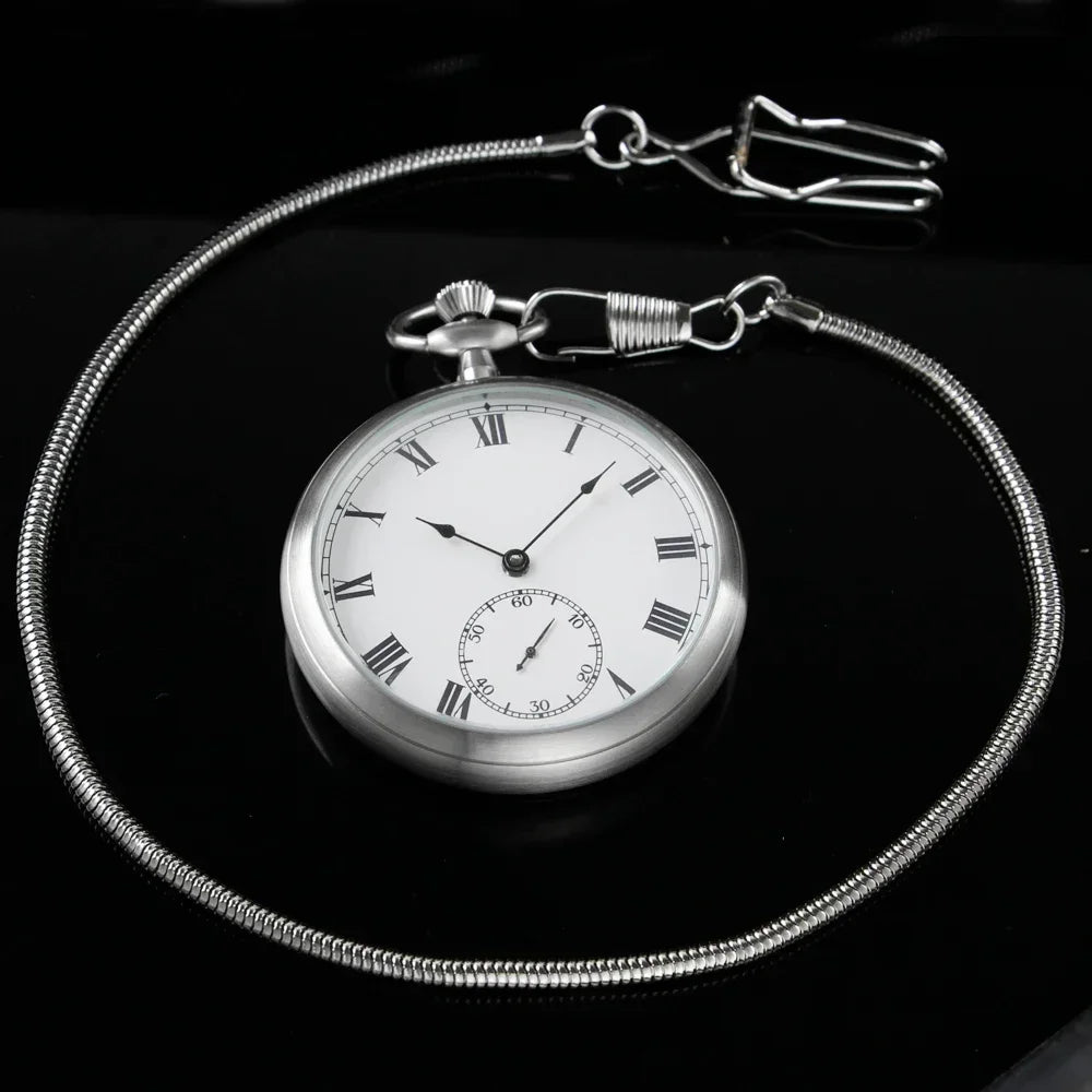 Luxury High Quality Full Steel Imperial Pocket Watch Mechanical Wind Up Vintage Antique Clock Honed Stainless Original Box Reloj