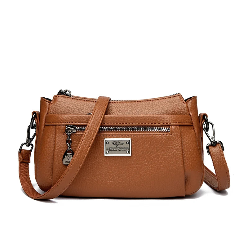 Genuine Pu Leather Luxury Handbags Women Bags Designer Crossbody Bags For Women 2025 Shoulder Bag Women Handbags Sac A Main