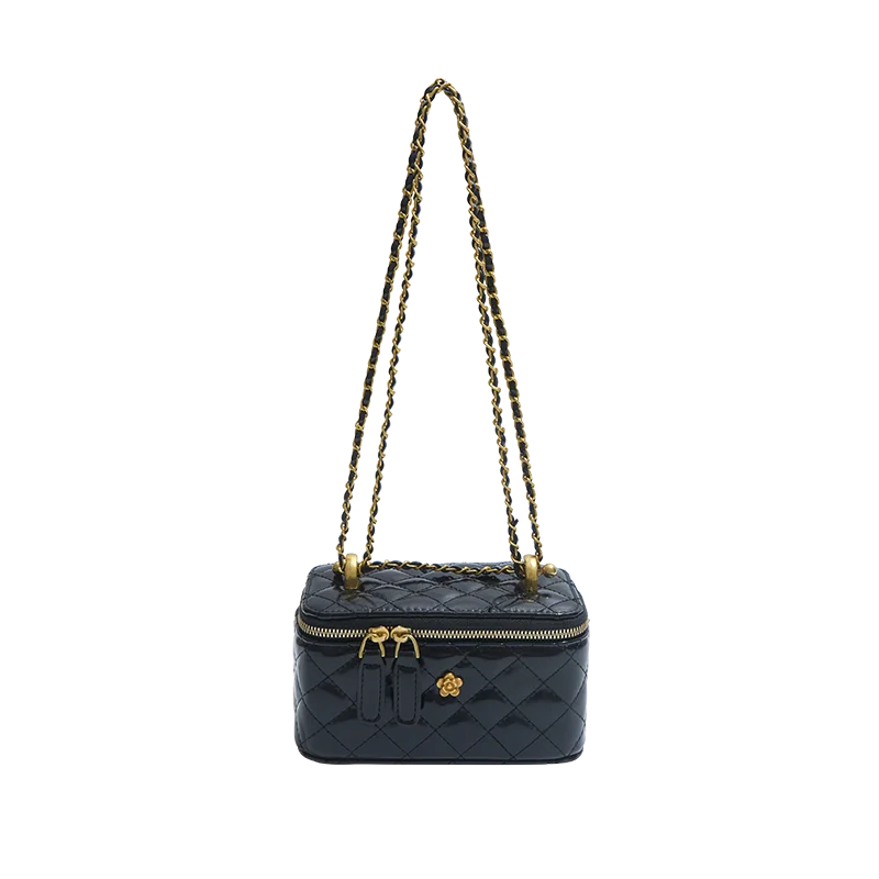 Fashion Mini Shoulder Party Bags for Women 2025 PU Leather Handbag Ladies Chain Crossbody Bags Female Small Square Pocket Bag