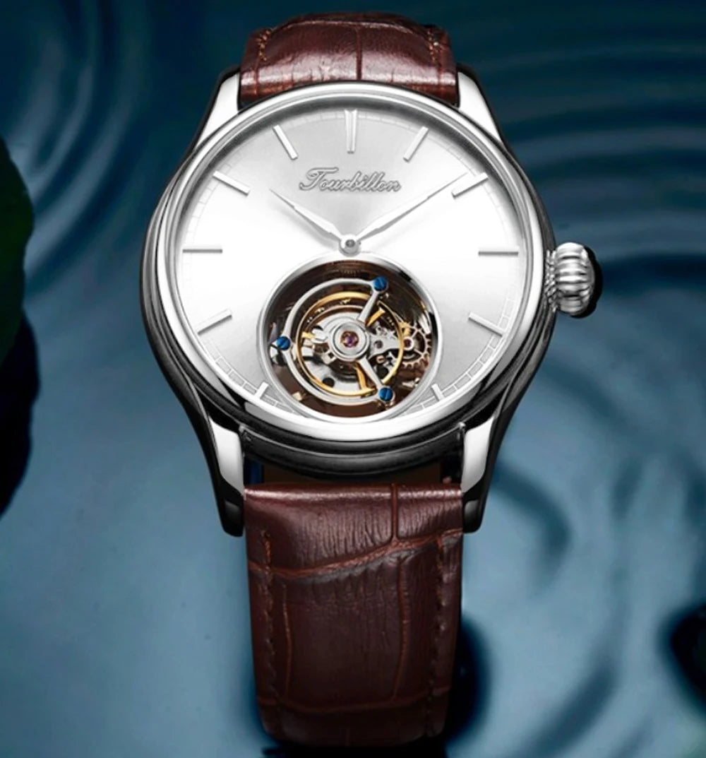 AESOP New Original Real Flying Tourbillon Movement Watch For Men Waterproof Mechanical Watches Men Sapphire Brand Official Store