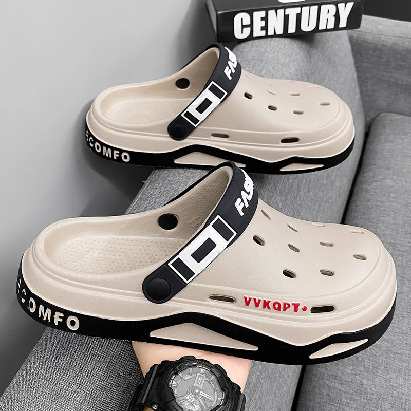 Couple Men's and Women's Summer Outer Wear Breathable Beach Shoes Baotou Casual Sports Sandals