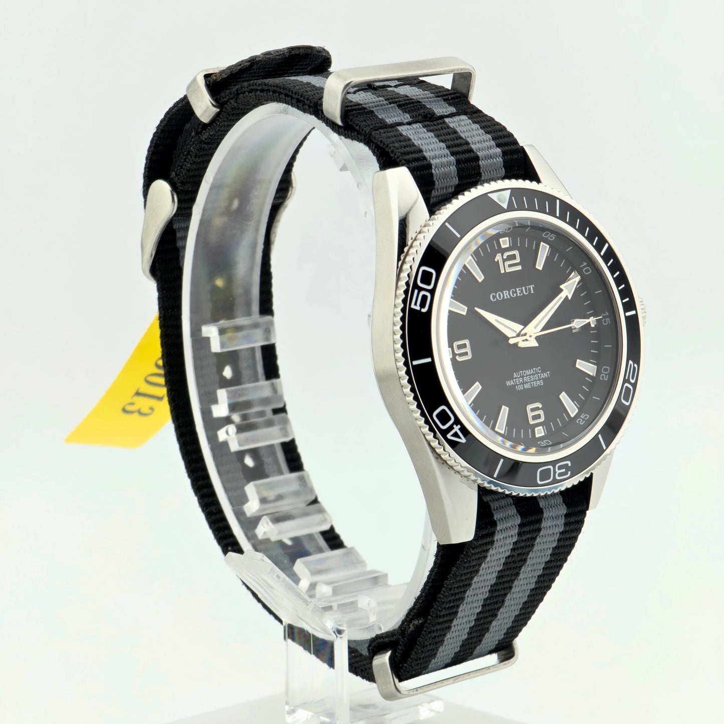 Luxury Corgeut Men's Watch 41mm Ceramic Bezel Waterproof 100m Sapphire Mechanical Diver Military NH35 8215 Automatic RELOJ