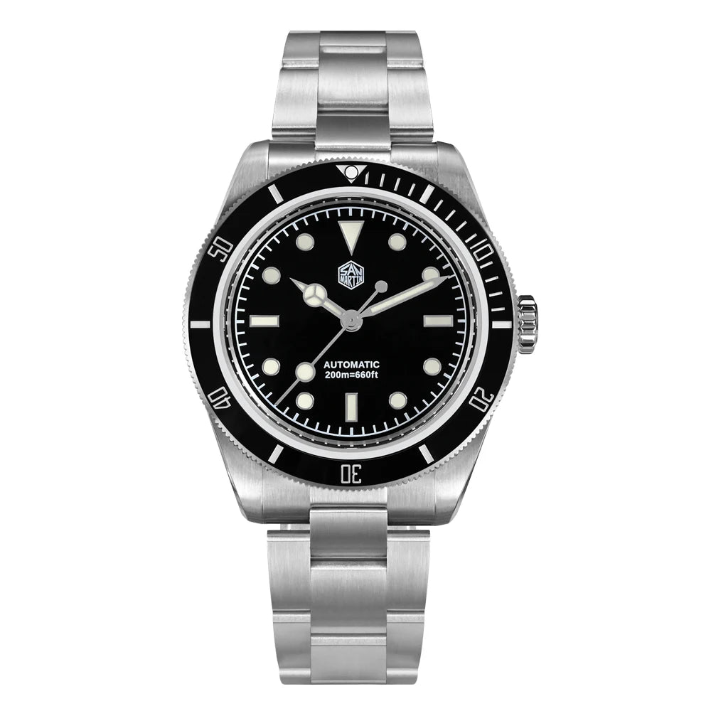San Martin SN004 Upgraded 38mm 6200 Diver Watch for Men 6200 NH35 Automatic Mechanical Watches Luxury Sapphire Waterproof 200m