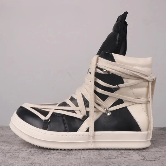 Rick Vintage Sneakers High Street Brand Pentagram Designer Men's High Quality Shoes Classic Trend Women Platform Sneakers