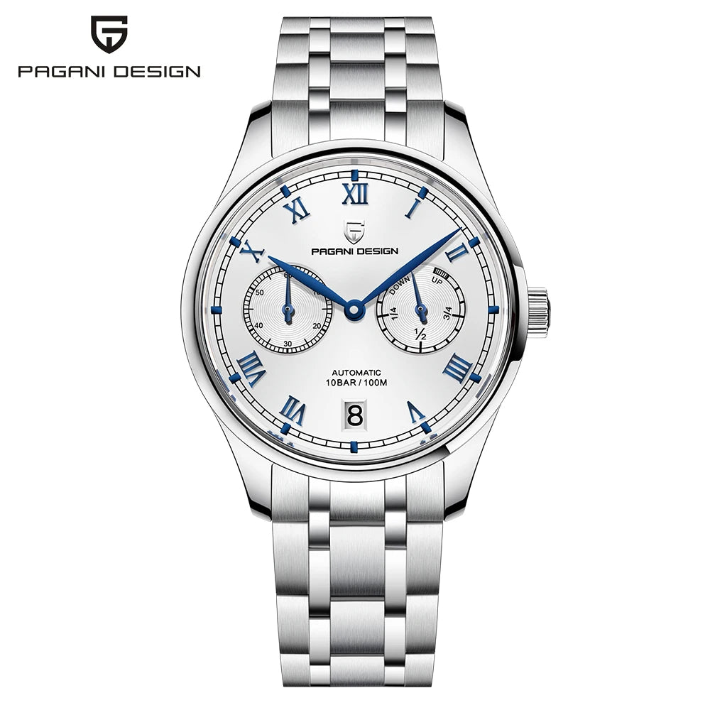 2025 PAGANI DESIGN New Pilot Series Men Mechanical Watches Luxurys Sapphire Glass Power Reserve Display Automatic Watch for Men