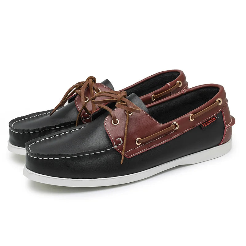 Men Loafer Shoes High Quality Handmade Wear-Resistant Genuine Leather Casual Shoes Business Luxury Dress Designer Shoes Driving