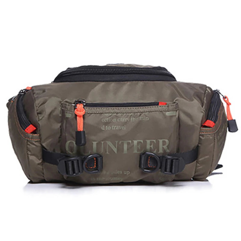 Waterproof Men Waist Chest Pack Hip Bum Travel Multi-Function Pouch Pocket Casual Male Oxford Belt Shoulder Messenger Fanny Bag