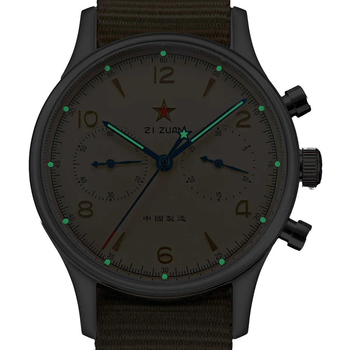 China 1963 Polit Chronograph Watch 40mm Aviation for Men Original ST1901 Movement Gooseneck Mechanical Sapphire 38 Reloj Homber