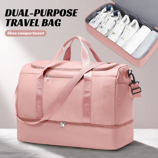 Women's Travel Bags for Luggage Handbag Large Capacity Tote Bag Airport Carry-On, Business Trip, Sports Bags，Hospital Holdalls ﻿