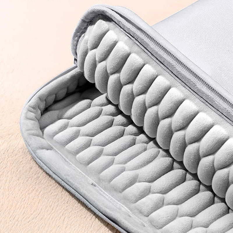 Dormin Air Cushion Laptop Bag for Business Travel, Anti-Crash Design w/Luggage Strap & Shockproof Compartment for MacBookAir13