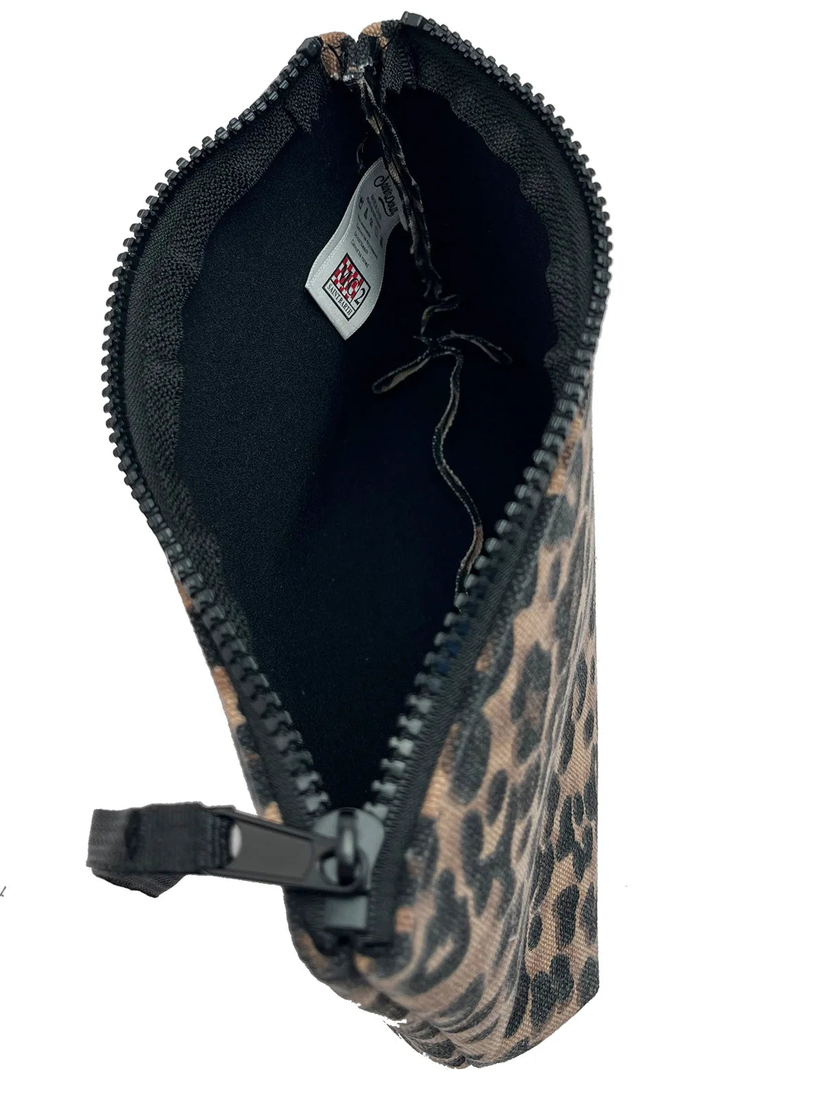 2025 New Handbag European and American Women's Handbag Leopard Canvas Diving Handbag SAINT BARTH Zero Wallet
