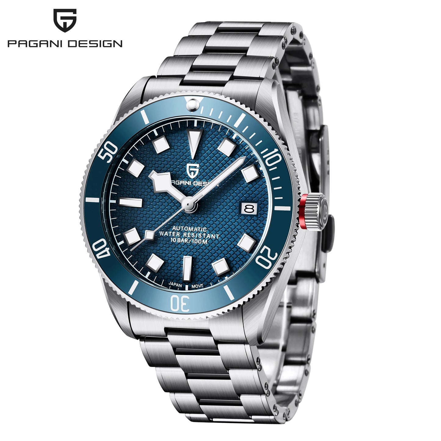 PAGANI DESIGN 2024 New V2 BB58 Men's Watches Luxury Automatic Watch For Men TMI NH35A Mechanical Wristwatch 100M Waterproof 2024