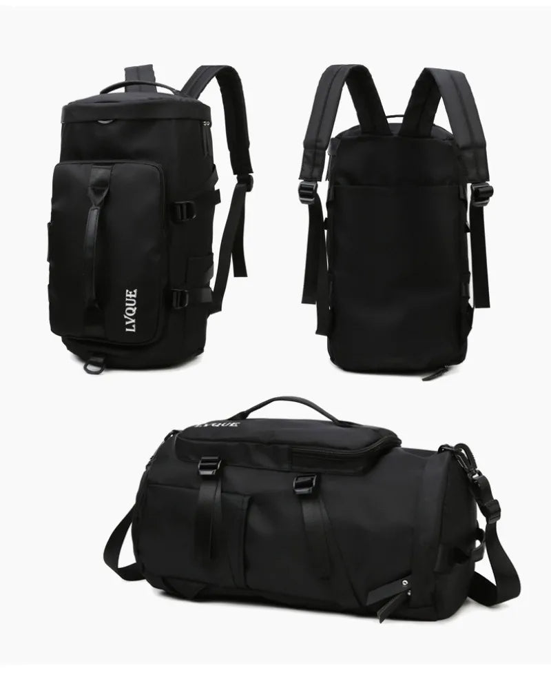 Travel Backpack Large Capacity Fashionable Portable Shoulder Sports Fitness Bag, Multifunctional Weekend Travel Storage Bag