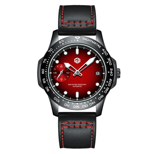 Luxury Man Wristbatch Waterproof Luminous Date Leather Men Watches Sports Square Men's Watch Casual Mechanical Seagull Movement