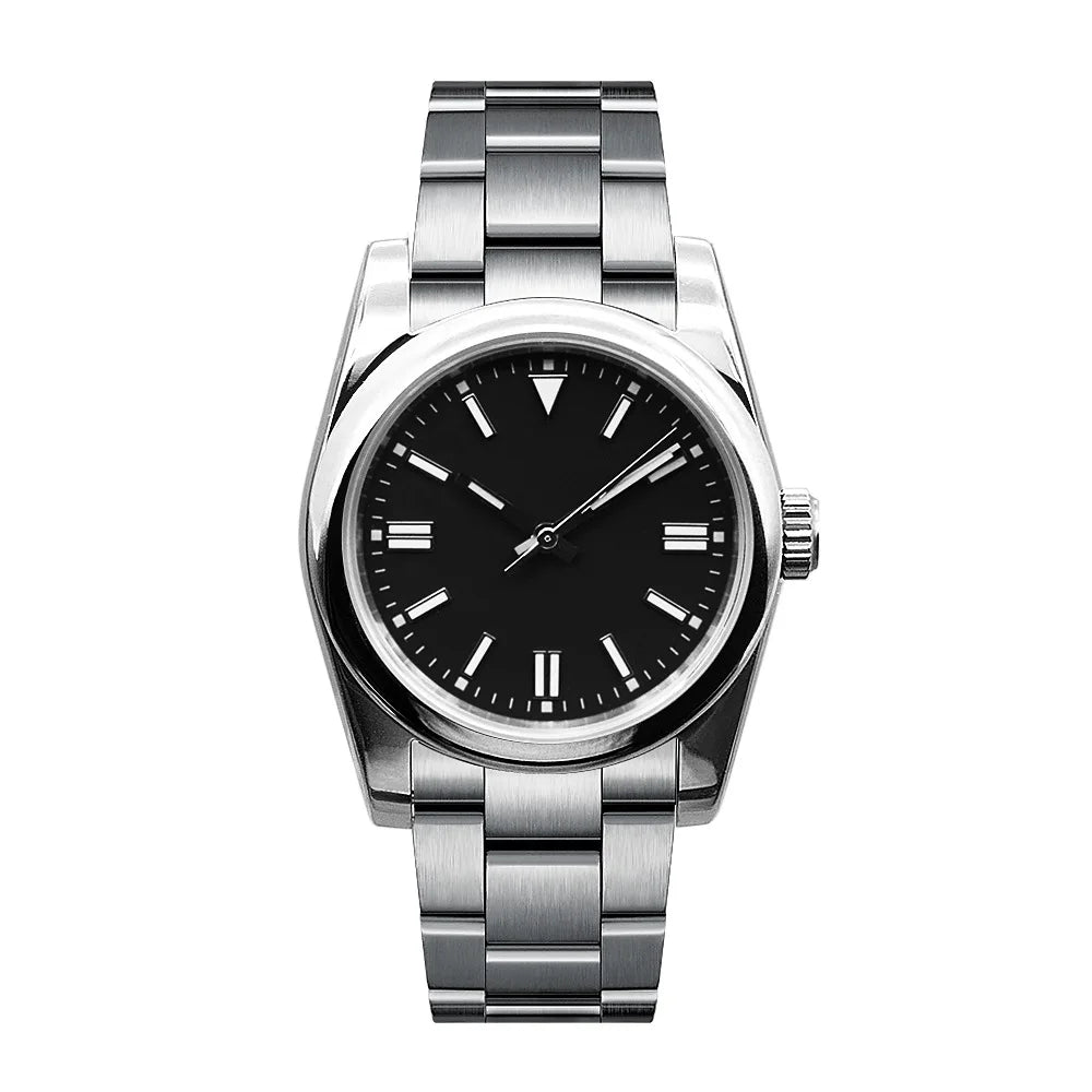 Custom NH35 Men Watch Luxury Sapphire 36MM/40MM Automatic Mechanical Wristwatches 100M Waterproof Luminous Dress Reloj Hombre